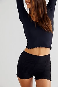 Ruched Seamless Shorts