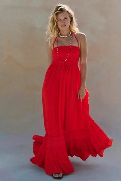 extratropical maxi dress Spring+Summer 2026 fashion (sensory and bloat friendly) halter neck tie Extratropical Maxi Dress | Free