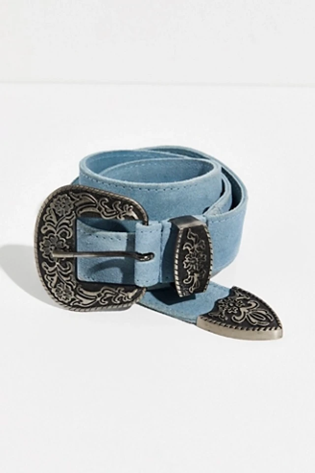 Free People Black Rock Western Belt | Pacific City display picture 2
