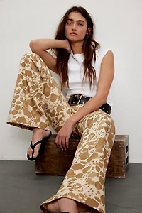 We The Free Penny Pull-On Printed Flare Jeans