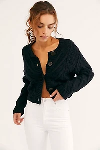 Bonfire Cable Knit Cardi