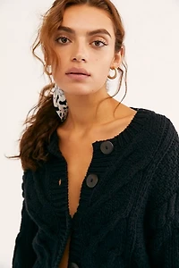 Bonfire Cable Knit Cardi