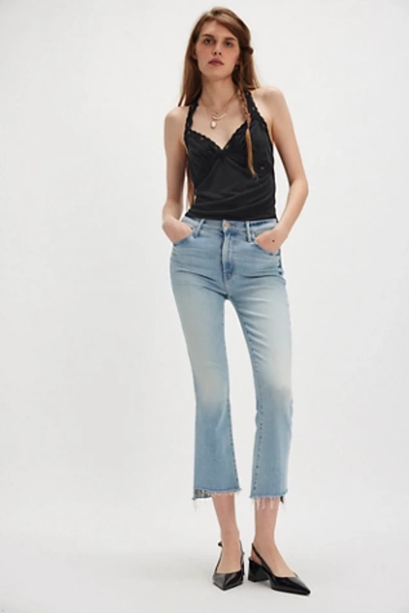 MOTHER The Insider Crop Step Fray Jeans