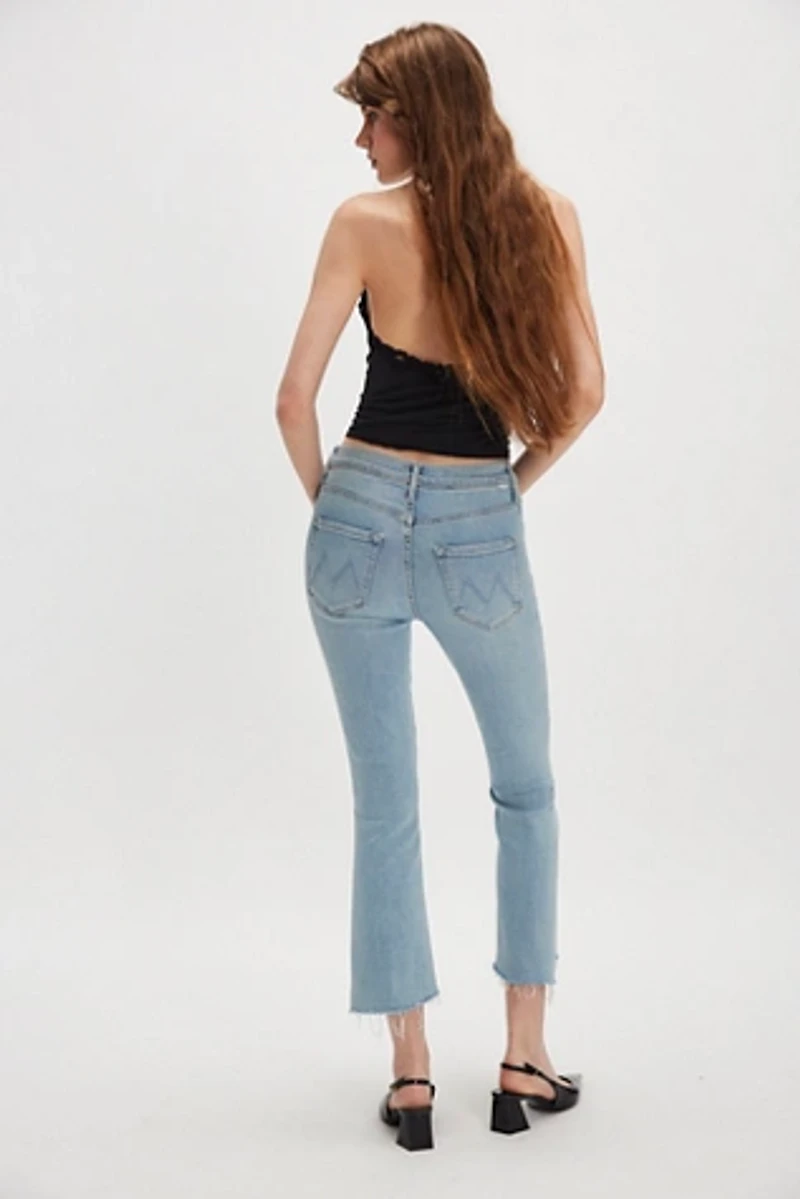 MOTHER The Insider Crop Step Fray Jeans