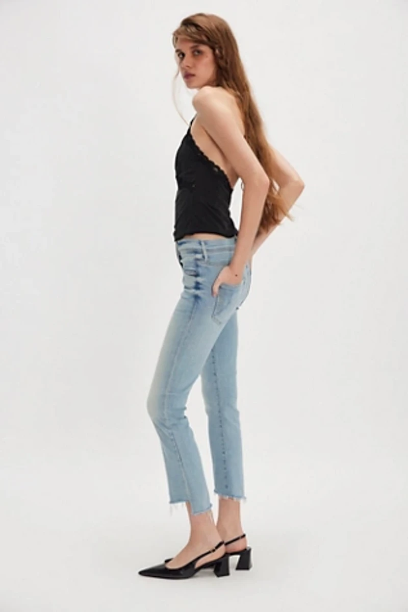 MOTHER The Insider Crop Step Fray Jeans