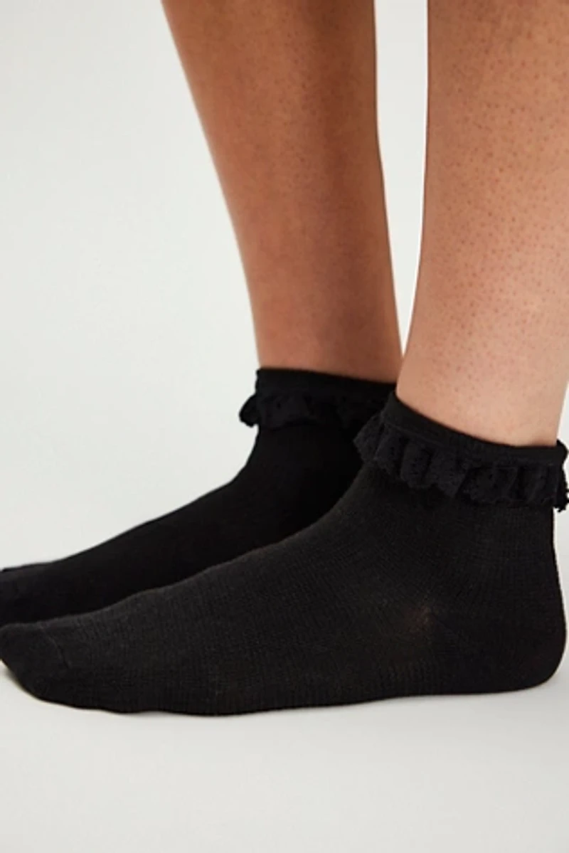 Beloved Waffle Knit Ankle Socks