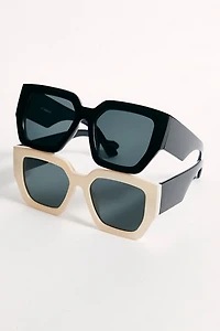 Bel Air Oversized Square Sunglasses
