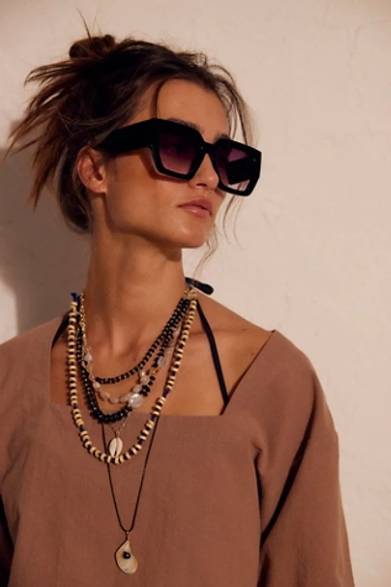 Bel Air Oversized Square Sunglasses