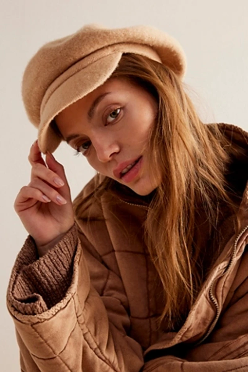 Free People Phoebe Slouchy Lieutenant Cap | Pacific City display picture 2