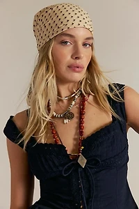 Lotus Paisley Print Bandana