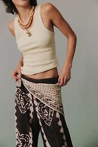 Lotus Paisley Print Bandana