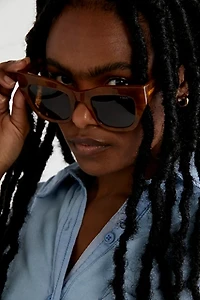 Decker Polarized Square Sunglasses