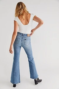 Lee High-Rise Flare Jeans