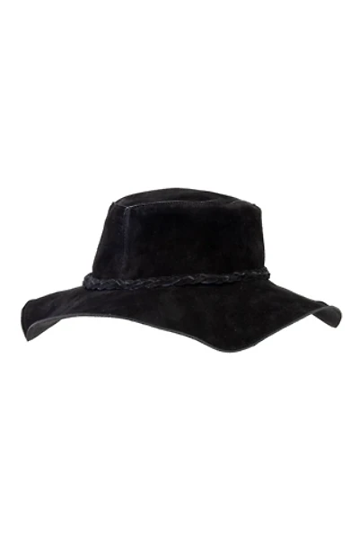 HippieShop Suede Floppy Hat