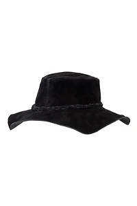 HippieShop Suede Floppy Hat