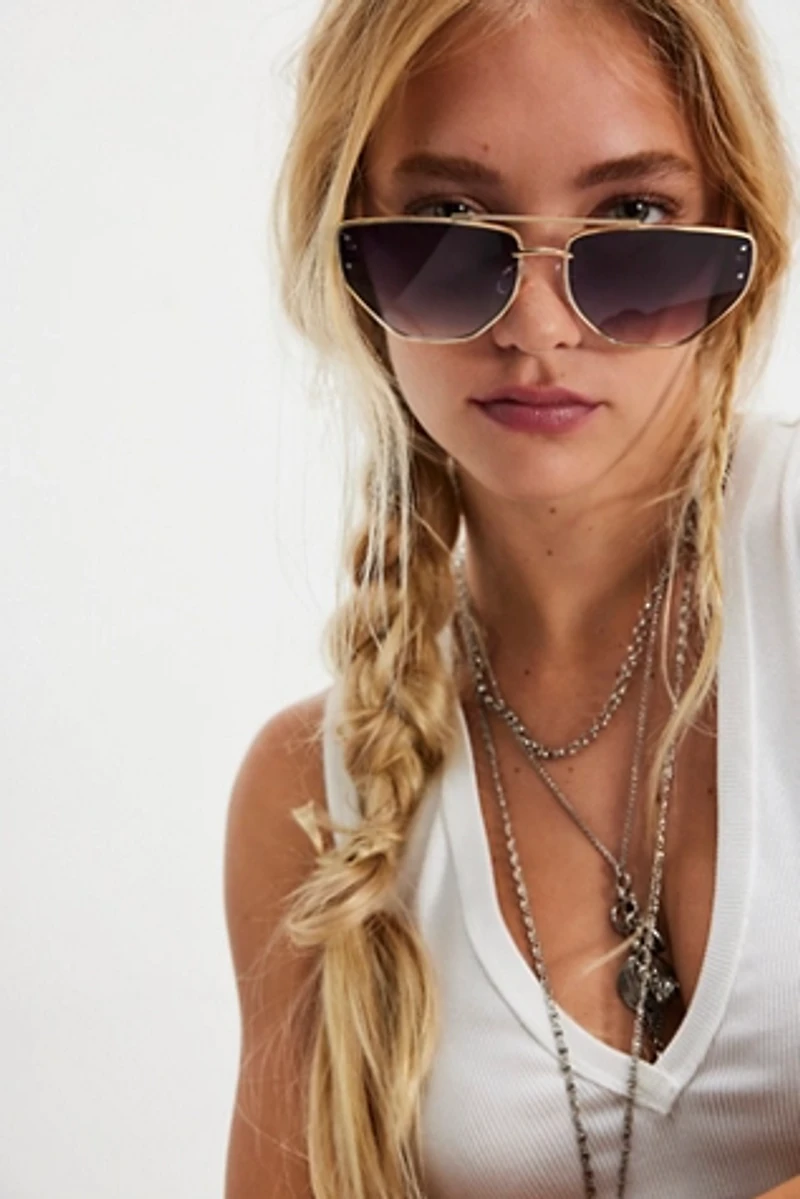 Retrograde Aviator Sunglasses