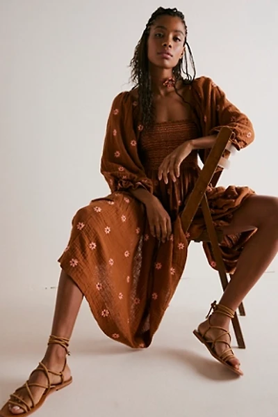 Dahlia Embroidered Maxi Dress