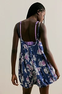 Printed Crush & Blush Romper