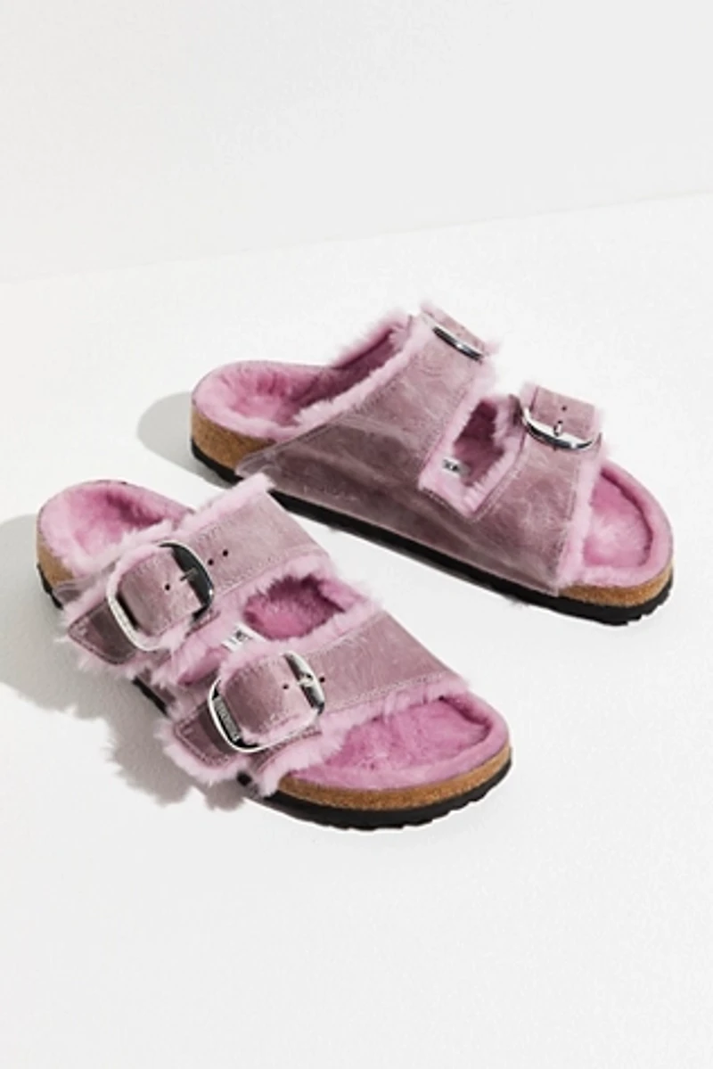 Birkenstock Arizona Big Buckle Shearling Sandals