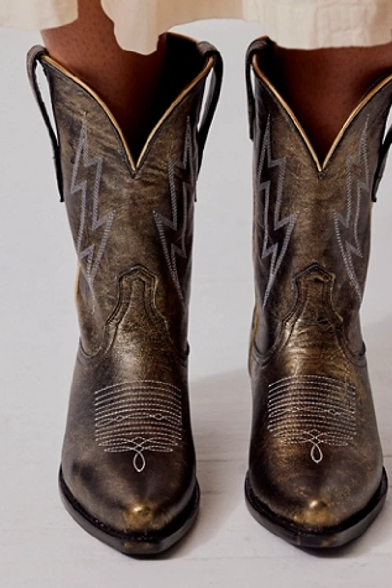 Lightning Strikes Western Boots