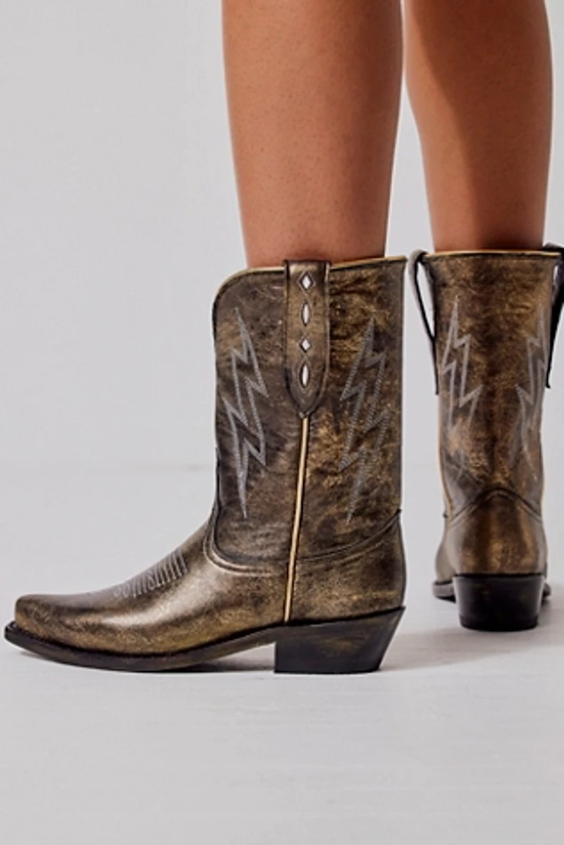 Lightning Strikes Western Boots
