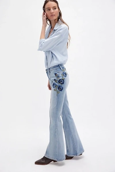 Driftwood Farrah Embroidered Flare Jeans