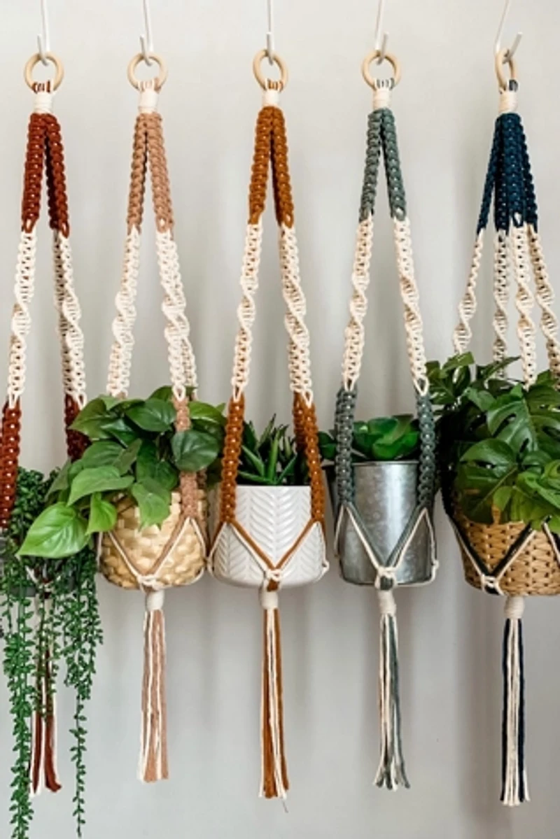 I Would Rather Knot Macrame Plant Hanger
