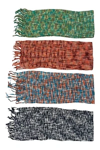 1980s Handwoven Textural Knit Scarves Selected by BusyLady Baca & The Goods