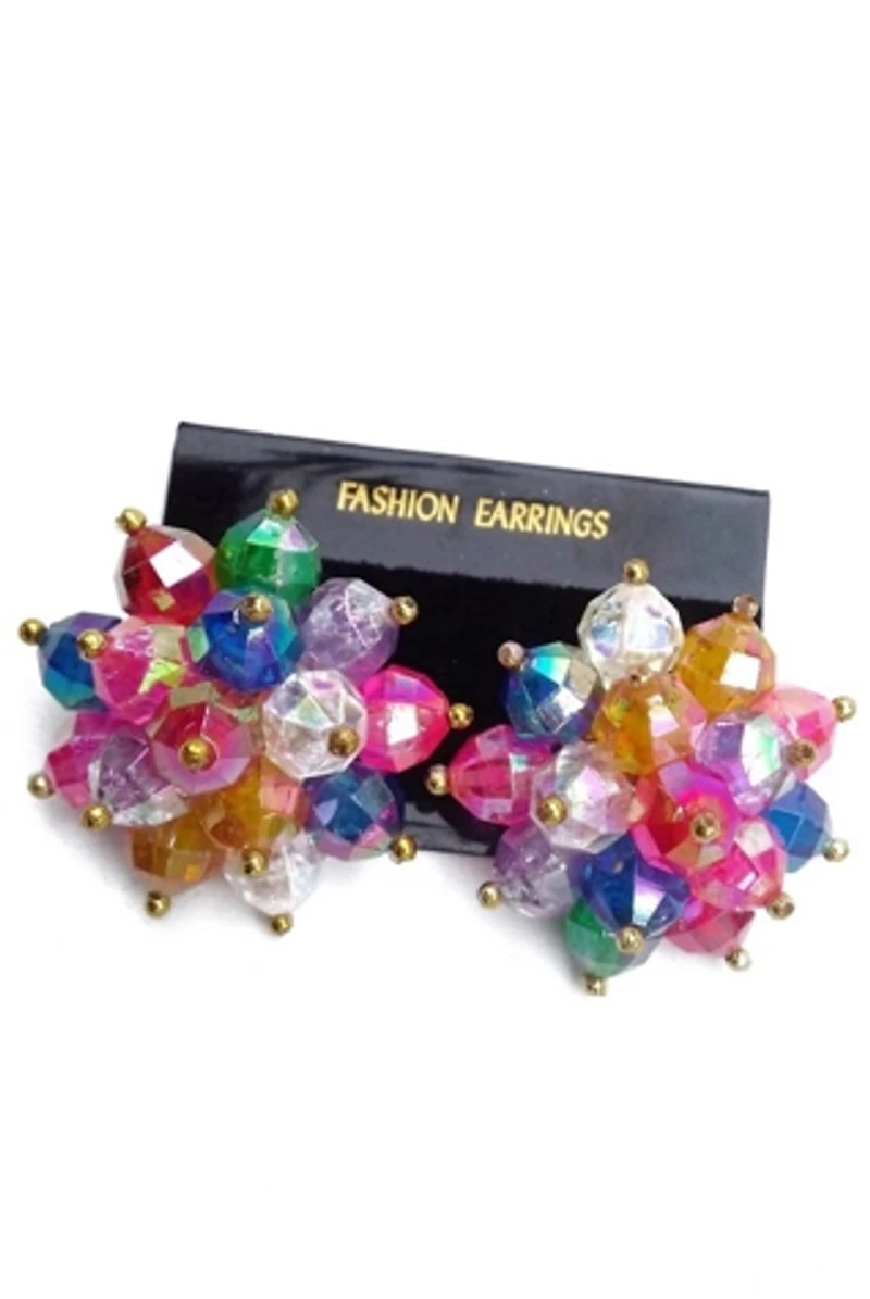 1980's Starburst Cluster Earrings Selected by Garbage Soup