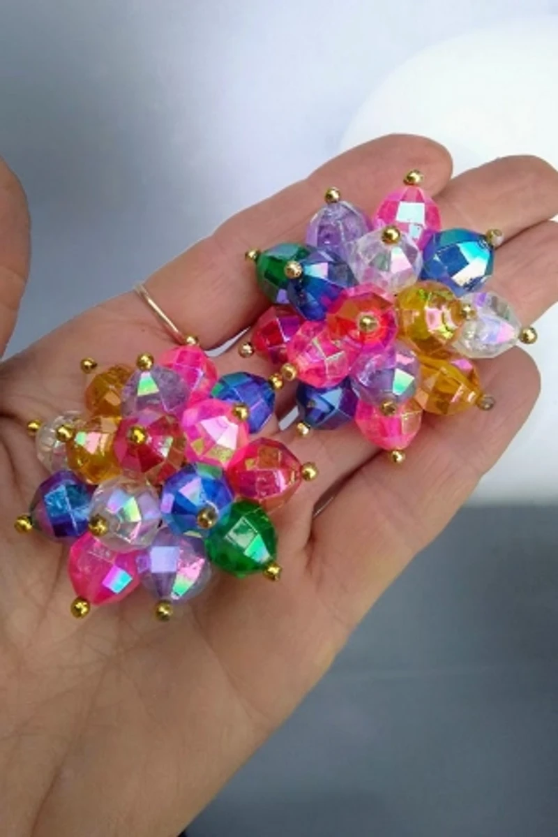 1980's Starburst Cluster Earrings Selected by Garbage Soup