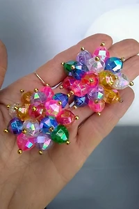 1980's Starburst Cluster Earrings Selected by Garbage Soup