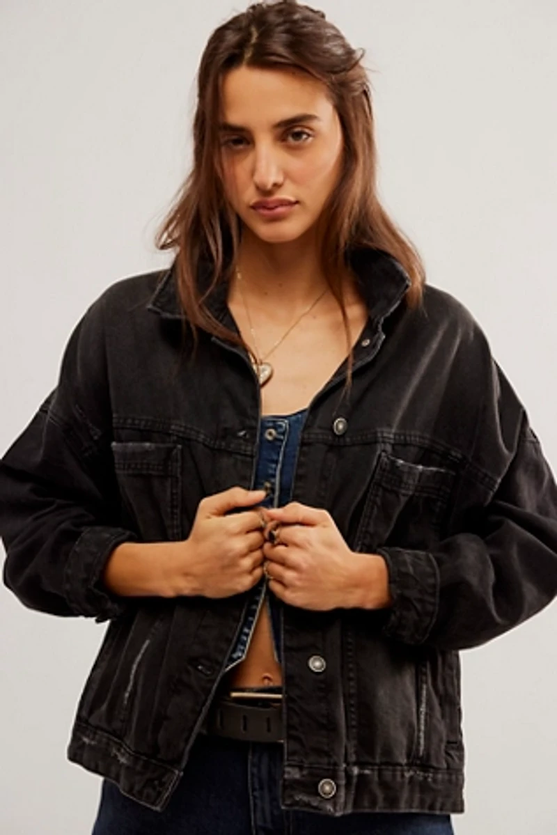 We The Free Opal Swing Denim Jacket