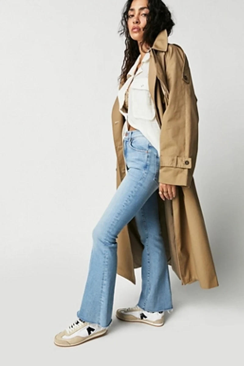 MOTHER The Weekender Frayed Flare Jeans