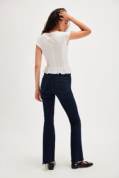 MOTHER The Weekender Frayed Flare Jeans