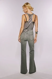MOTHER The Doozy Sneak High-Rise Flare Jeans