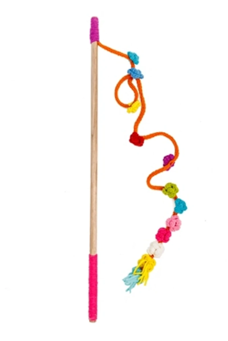 Chilly Dog Wooly Cat Flower Wand