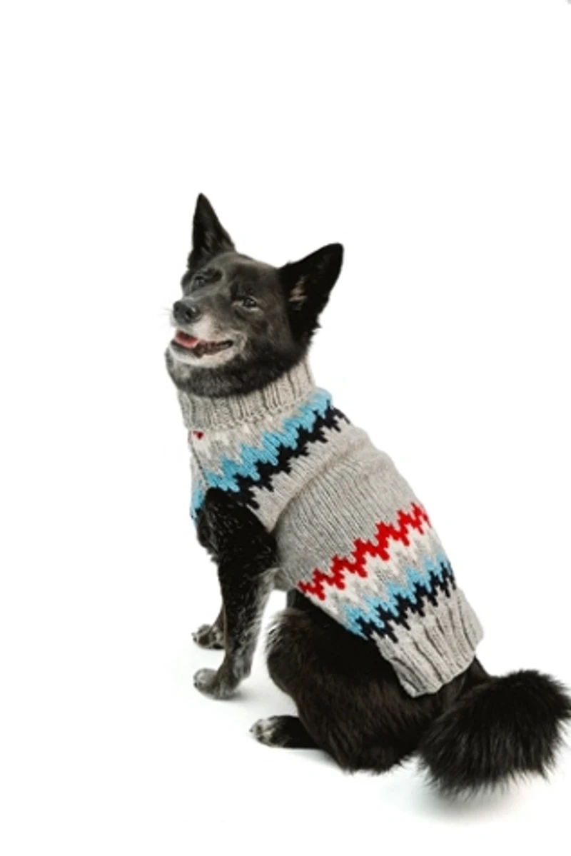 Chilly Dog Chevron Sweater