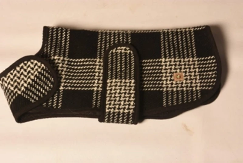 Chilly Dog Plaid Blanket Coat