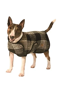 Chilly Dog Plaid Blanket Coat