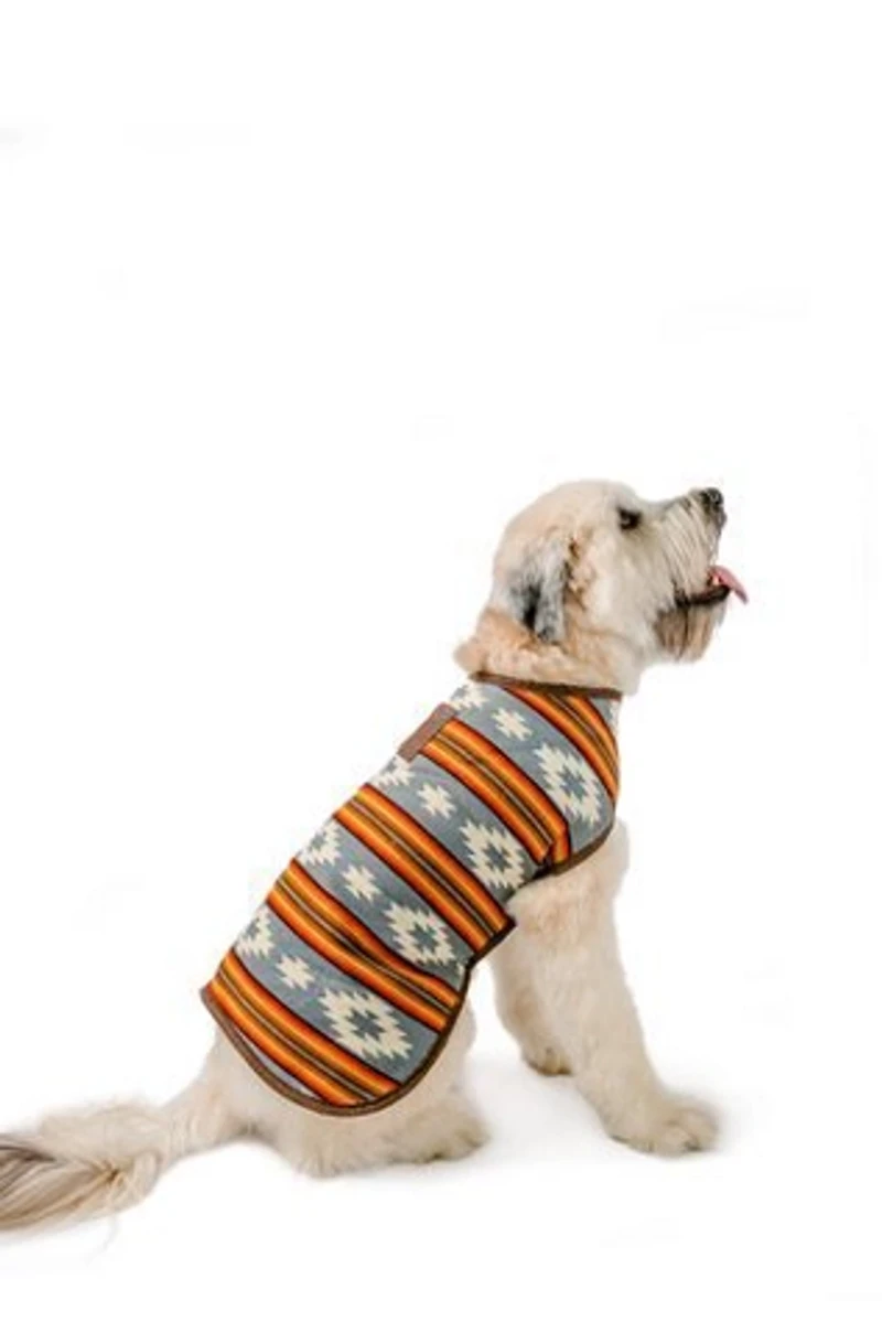 Chilly Dog Denim Sunset Blanket Coat - Medium