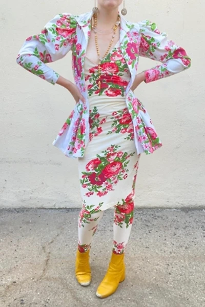 Vintage Betsey Johnson Punk Label Floral 3-Piece Set Selected by The Curatorial Dept.