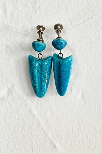 Vintage Ceramic MCM Screwback  Earrings Selected by FernMercantile