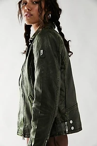 Wild Leather Croc Jacket