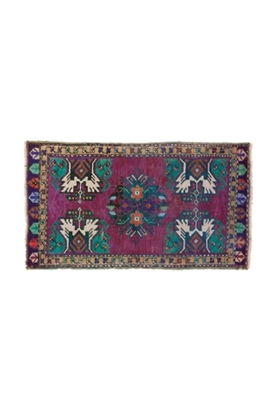 Canary Lane Vintage Mini Rug No. 1408