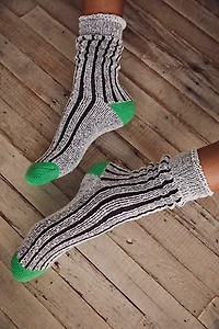 Plush Inside Out Crew Socks