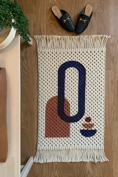 I Would Rather Knot Handmade Macrame Rug