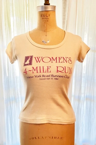 Vintage 1980's Womens Running Baby T-Shirt Selected by FernMercantile