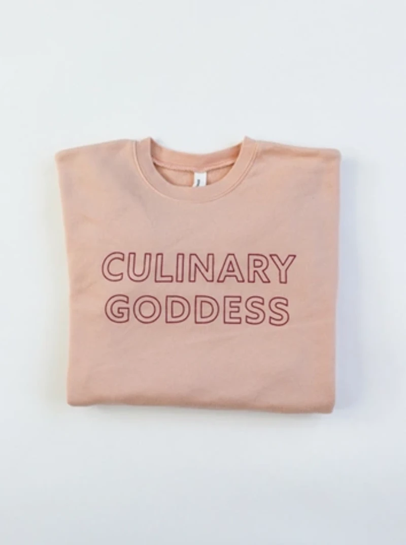 Overseasoned Culinary Goddess Crewneck