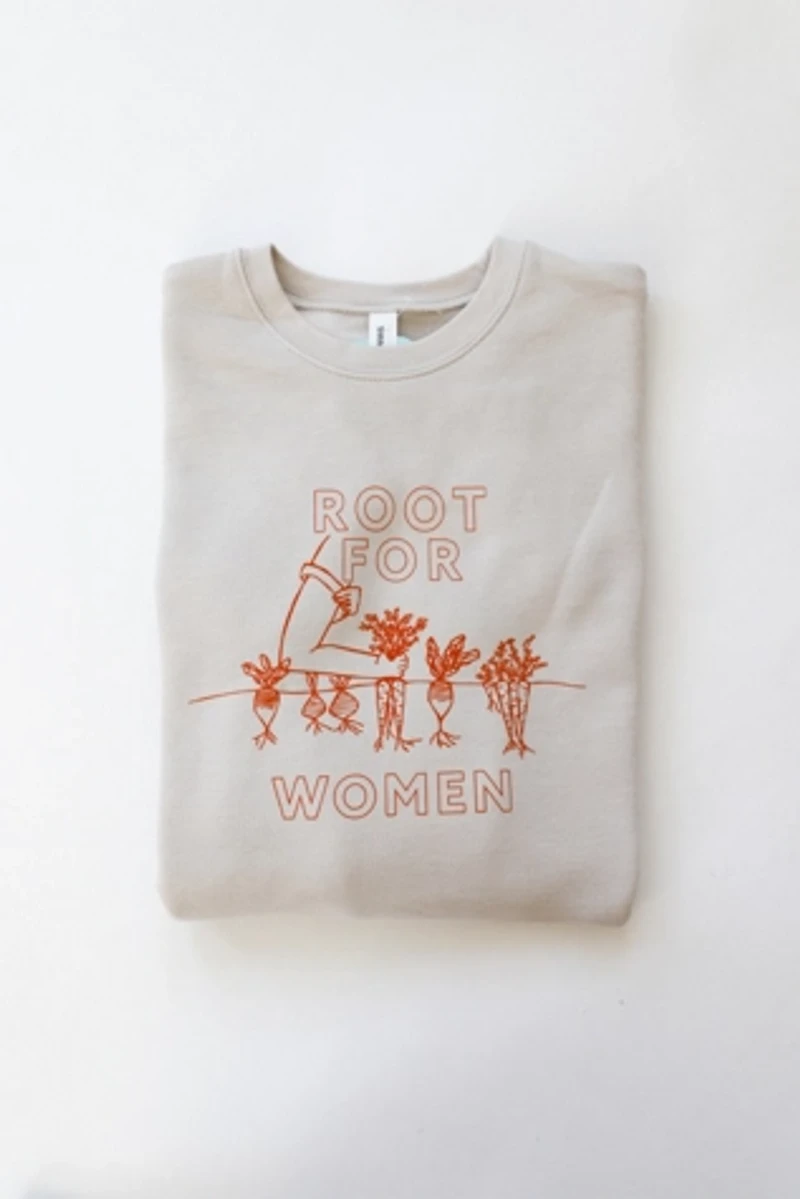 Overseasoned Root for Women Crewneck