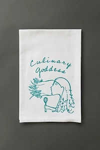 Overseasoned Culinary Goddess Tea Towel